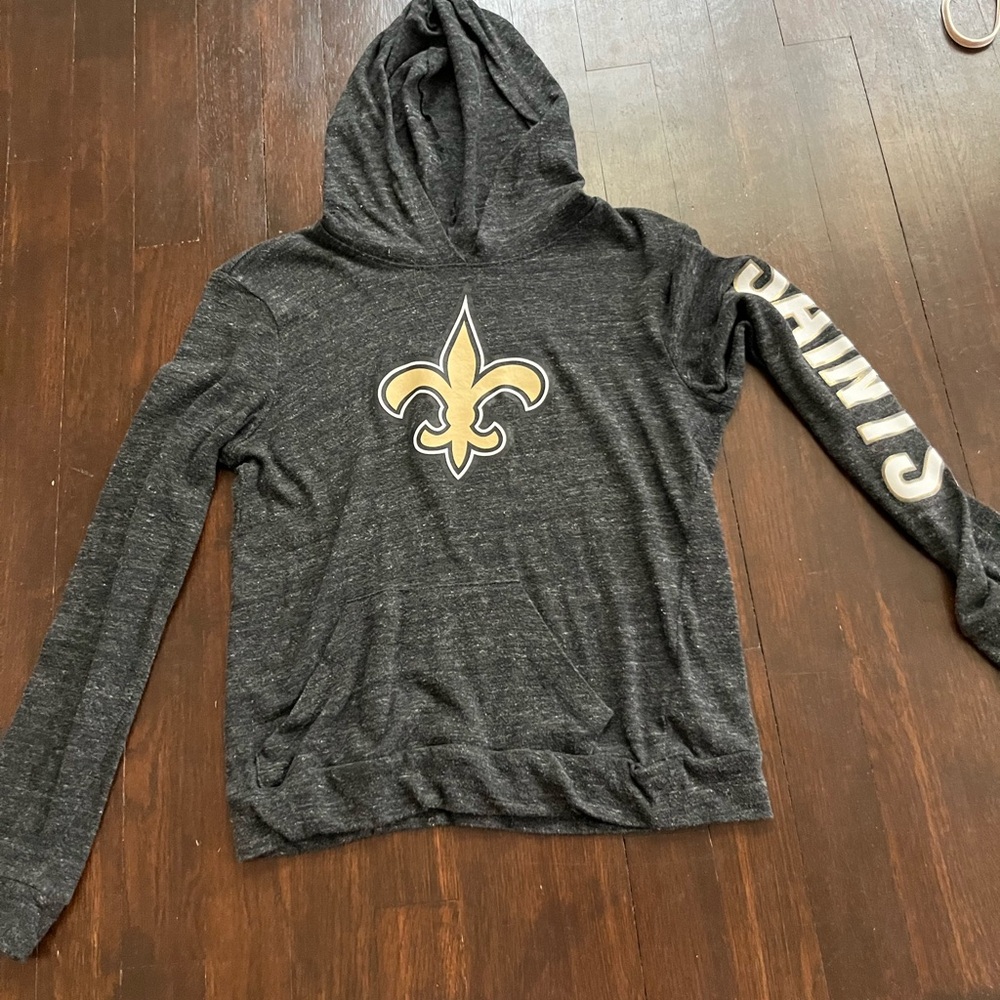 Nike Kids Long Sleeve Hoodie - Black and Gold